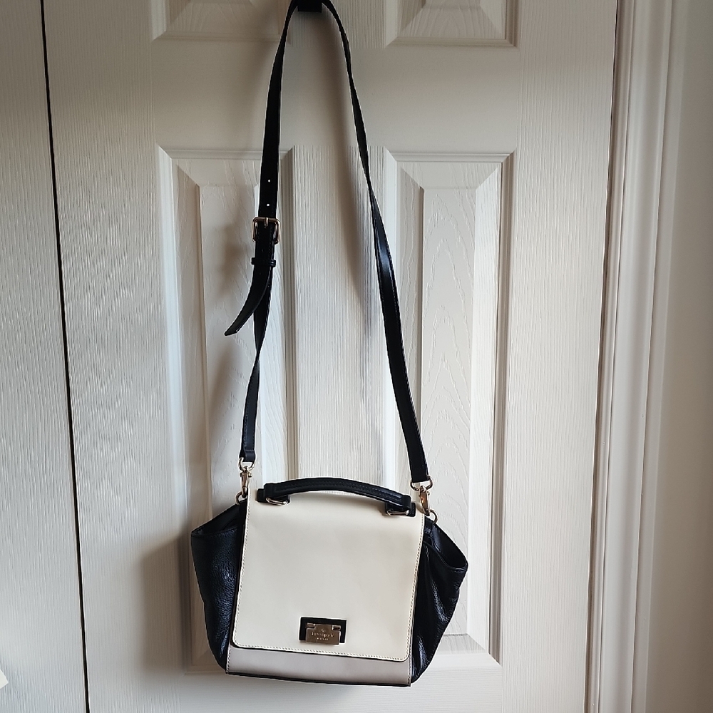 Kate Spade Black and Cream Satchel - Picture 5 of 7